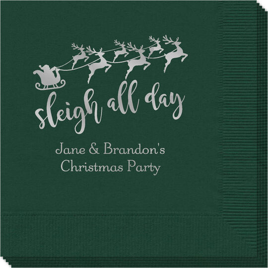 Sleigh All Day Napkins